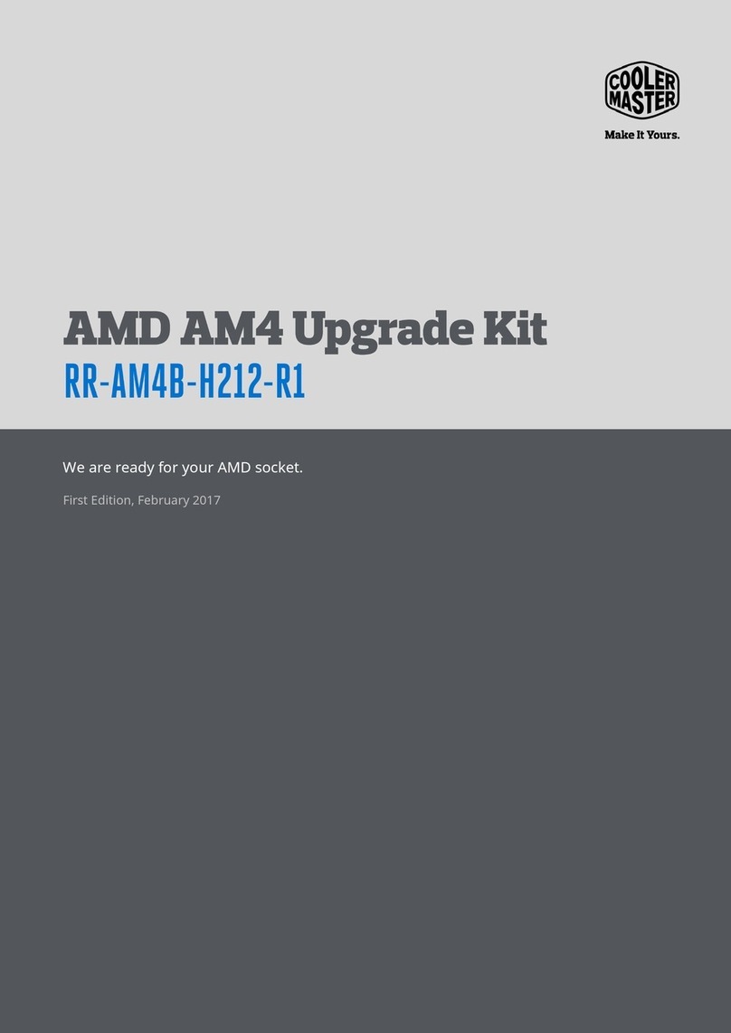 Cooler Master RR-AM4B-H212-R1 User manual Cooler Master RR-AM4B-H212-R1 User manual