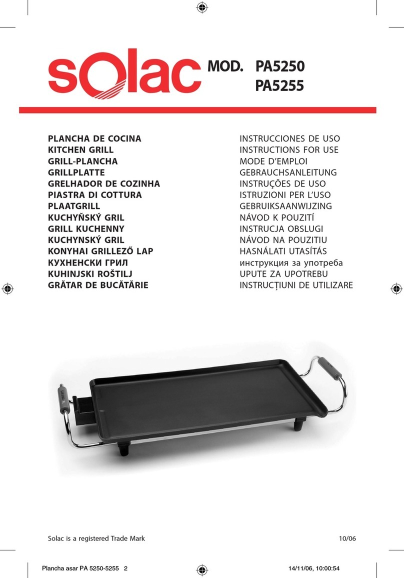 SOLAC PA5250 User manual