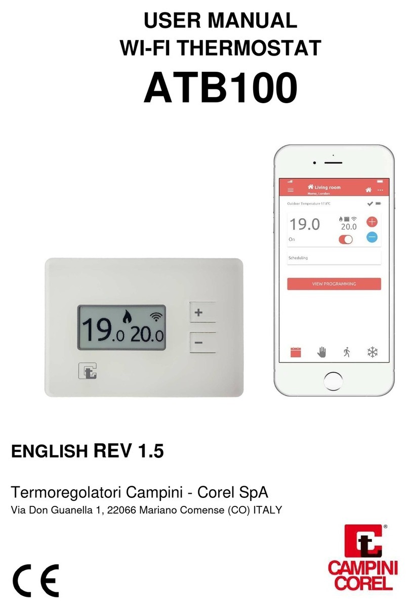 Campini Corel ATB100 user manual