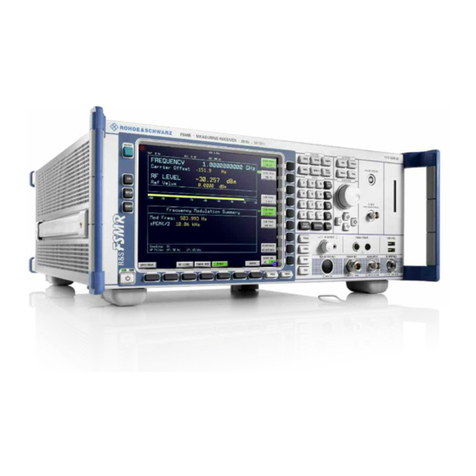 R&S FSMR operating manual