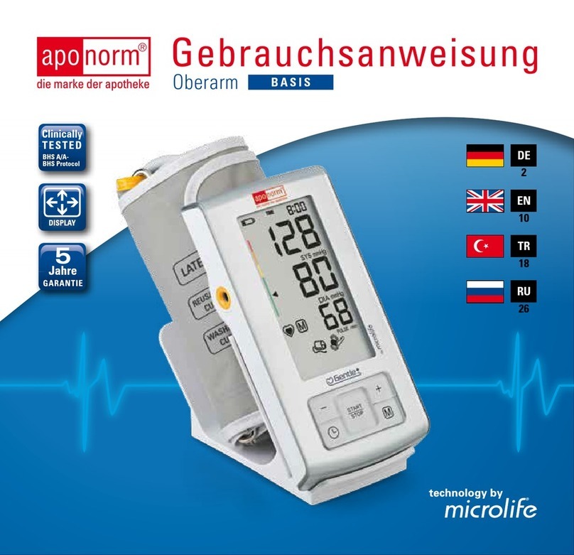 Microlife Aponorm Basis Control User manual Microlife Aponorm Basis Control User manual