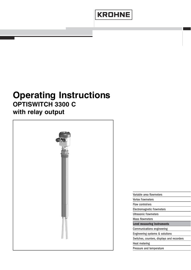 KROHNE OPTISWITCH 3300 C operating instructions