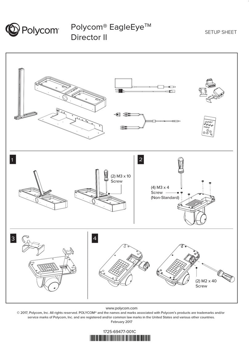 Polycom EagleEye Director II setup sheet