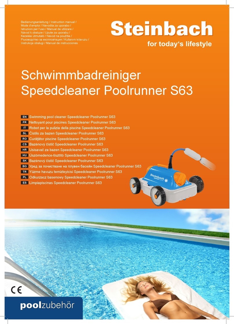 Steinbach Speedcleaner Poolrunner S63 instruction manual