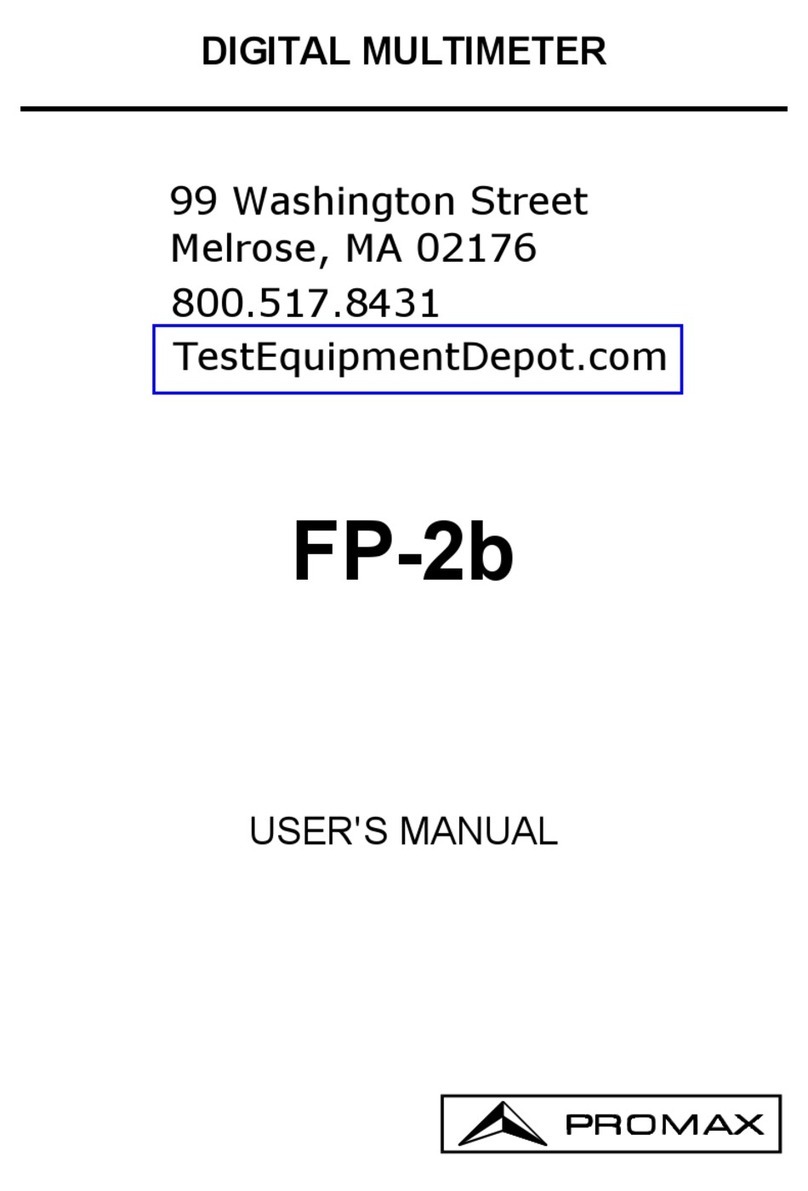 Promax FP-2b user manual