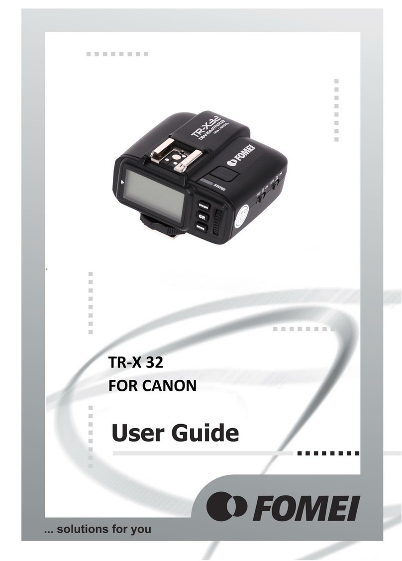 Fomei TR-X 32 user guide