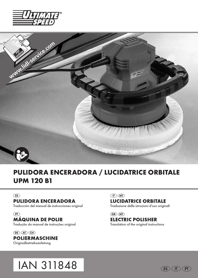 ULTIMATE SPEED UPM 120 B1 Translation of the original instructions ULTIMATE SPEED UPM 120 B1 Translation of the original instructions