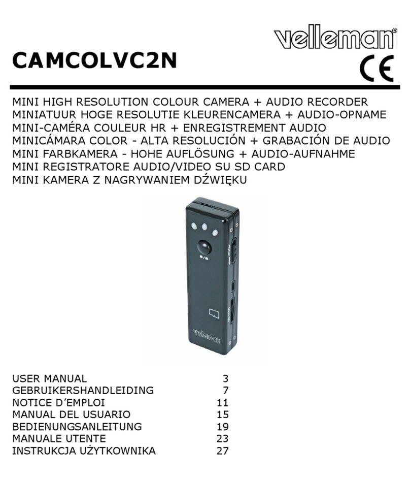 Velleman CAMCOLVC2N User manual