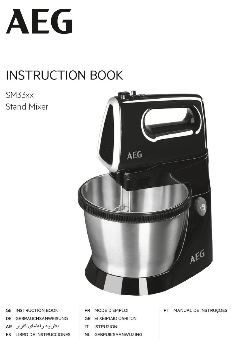 AEG SM33 Series User manual AEG SM33 Series User manual