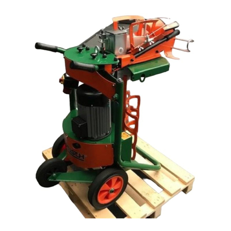 Posch Log splitter 8 operating instructions