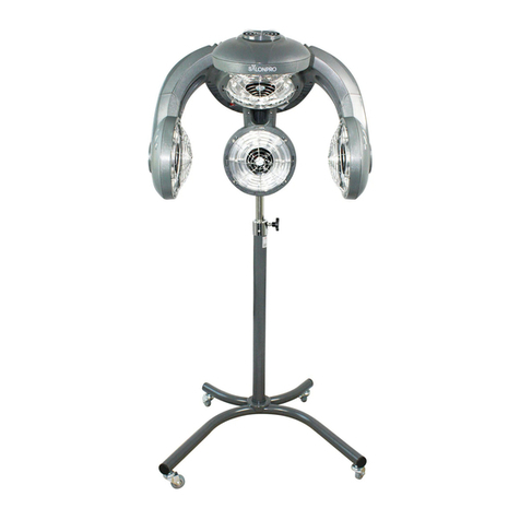 SALONPRO Multi-Zone Hair Color Processor user manual