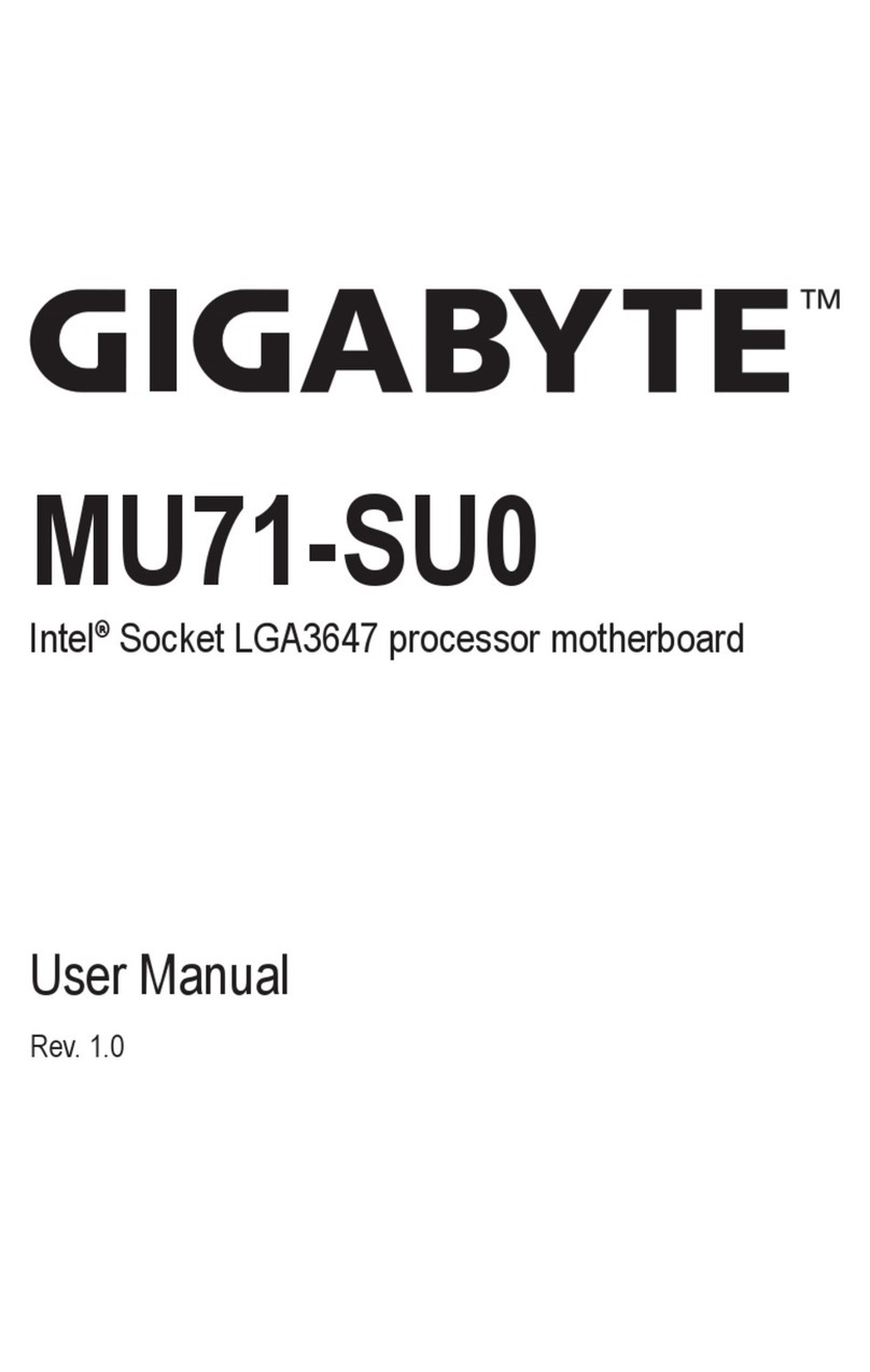 Gigabyte MU71-SU0 User manual
