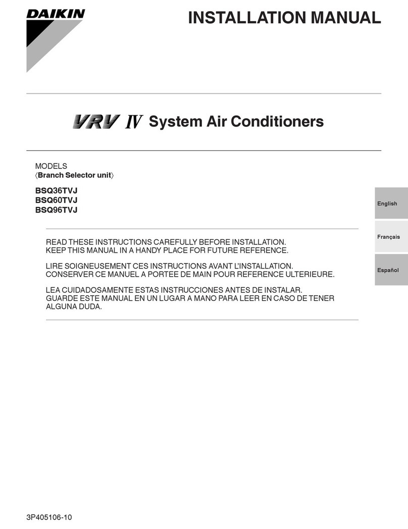 Daikin VRV IV Series User manual