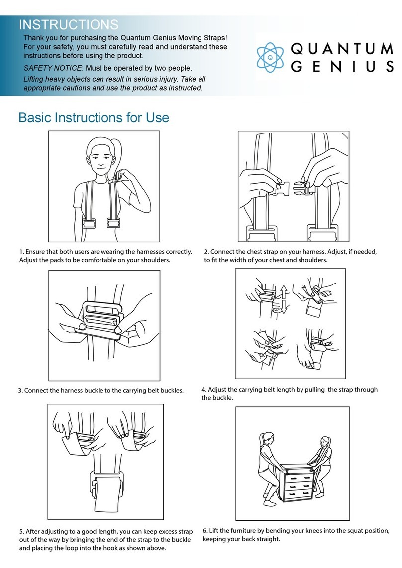 Quantum Genius Moving Straps manual