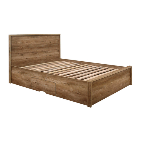 Birlea 135CM STOCKWELL BED RUSTIC OAK EFFECT User manual Birlea 135CM STOCKWELL BED RUSTIC OAK EFFECT User manual