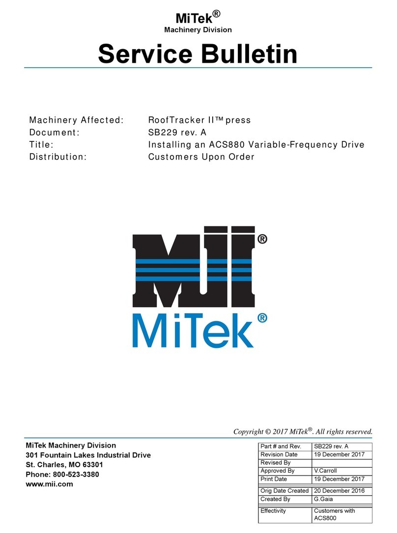 Mitek RoofTracker II Reference manual