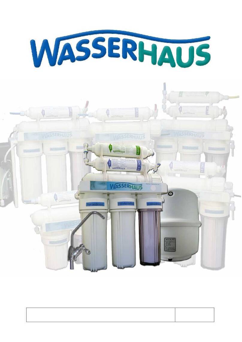 Wasserhaus QuaRO Series Installation and user manual