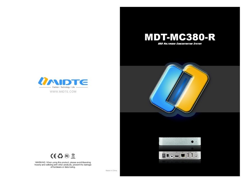 MIDTE MDT-MC380-R manual