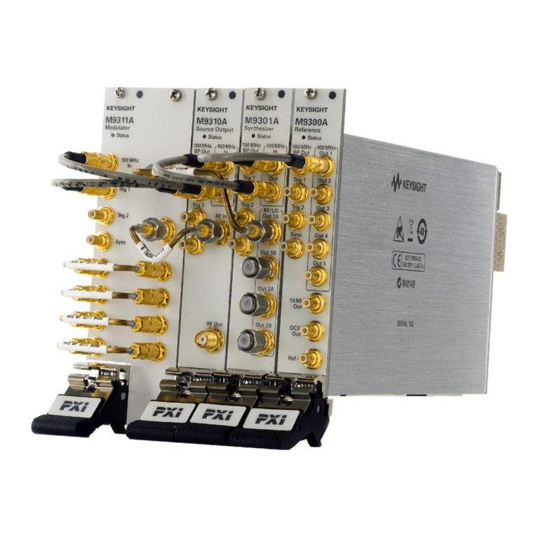 Keysight Technologies M9391A PXIe Startup guide