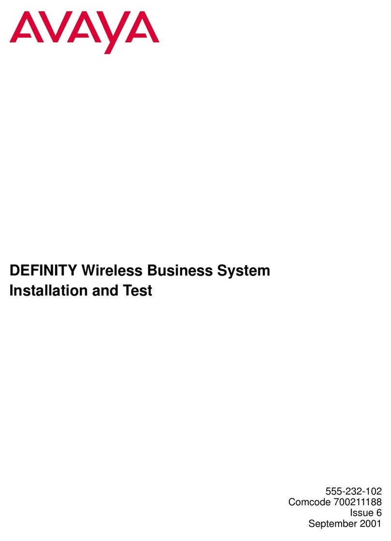 Avaya Definity Enterprise Communications Server Installation and Test