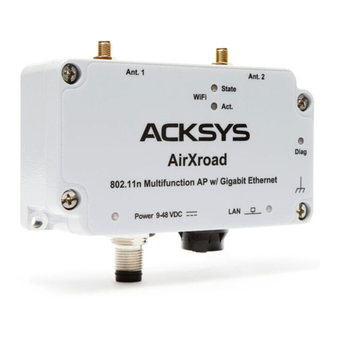 Acksys AirXroad User manual