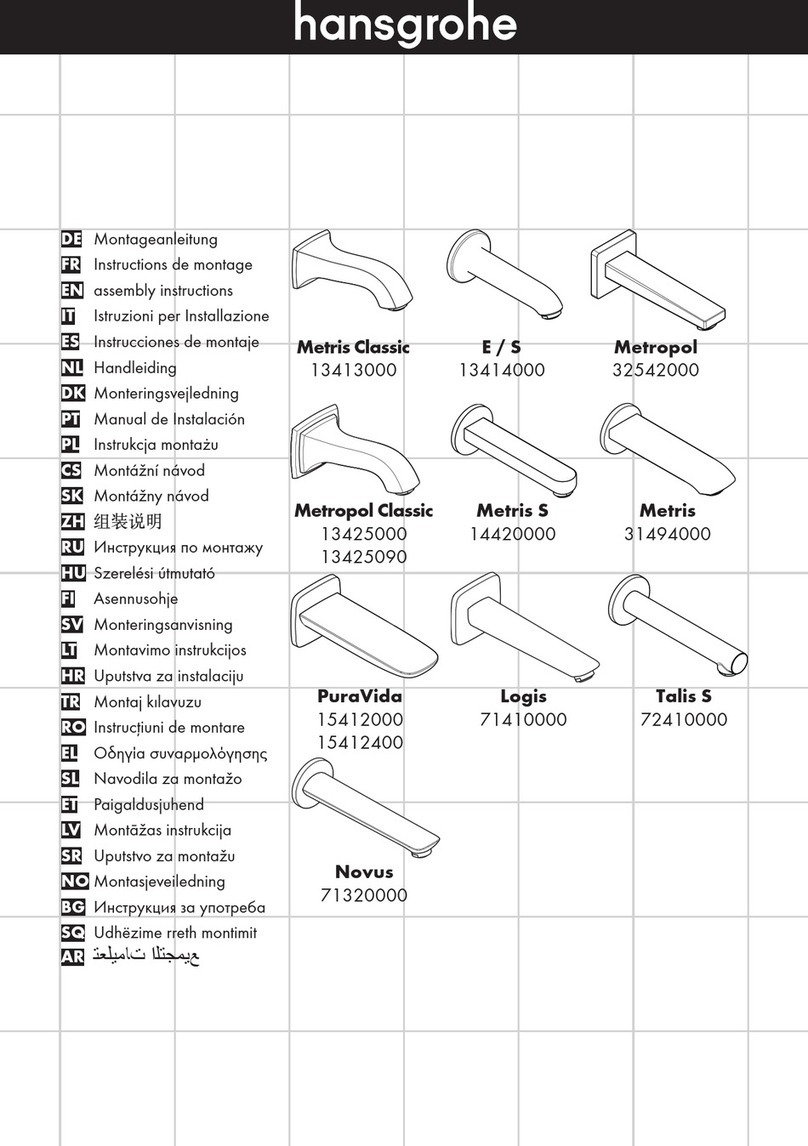 Hans Grohe Metropol Classic 13425000 User manual