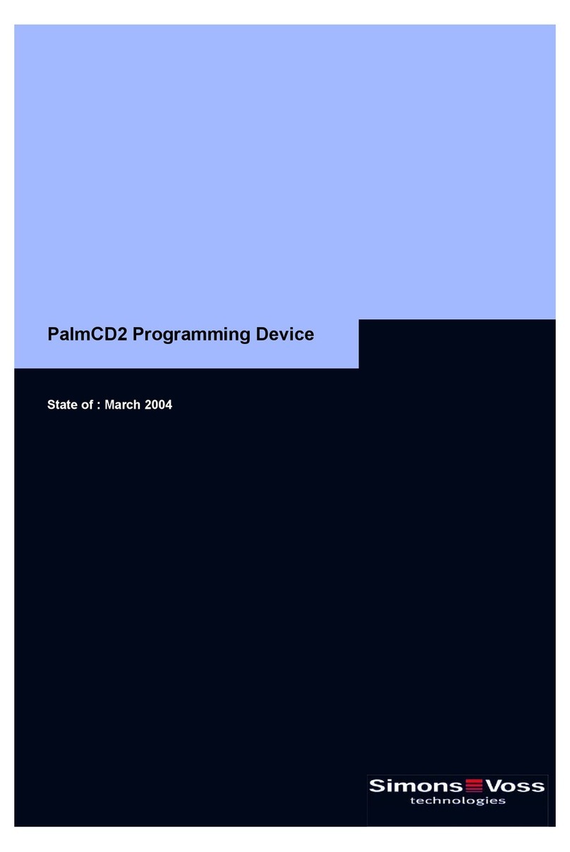 Simons Voss Technologies PalmCD2 manual