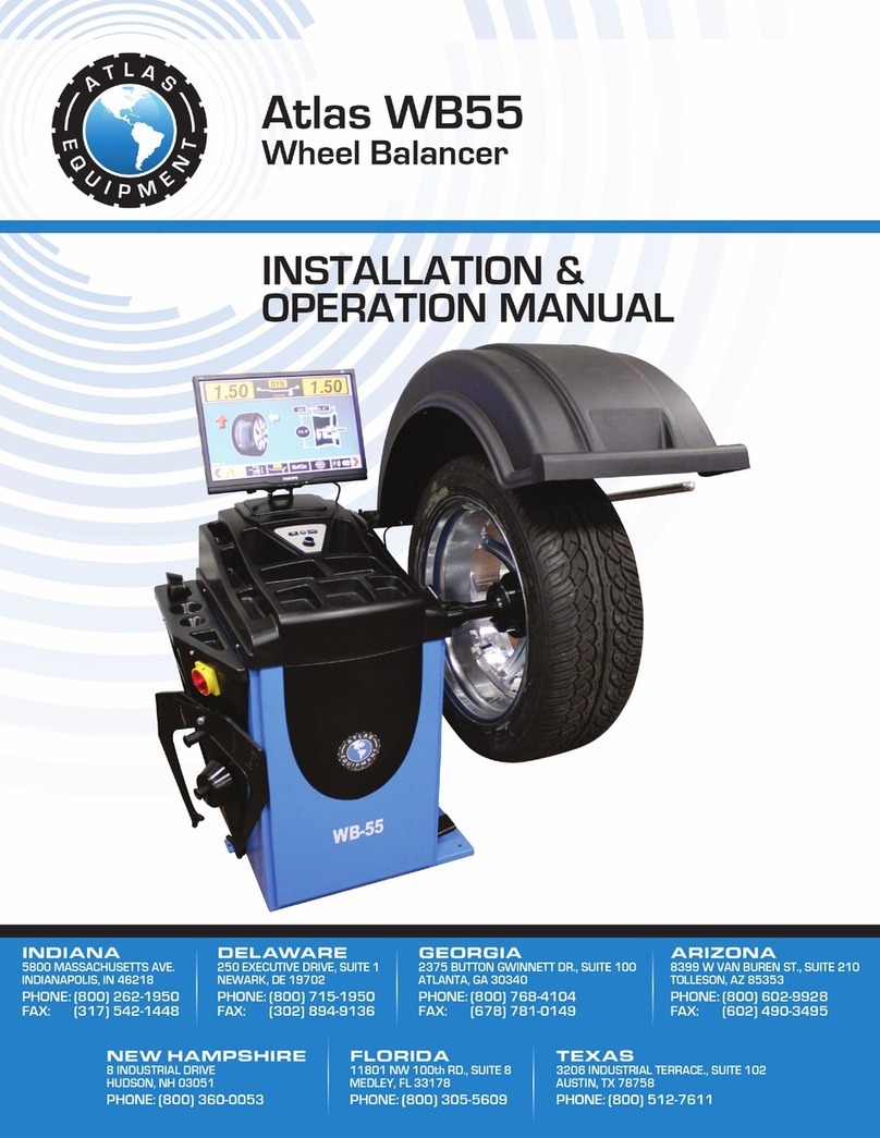 Atlas Equipment WB55 Installation & operation manual Atlas Equipment WB55 Installation & operation manual