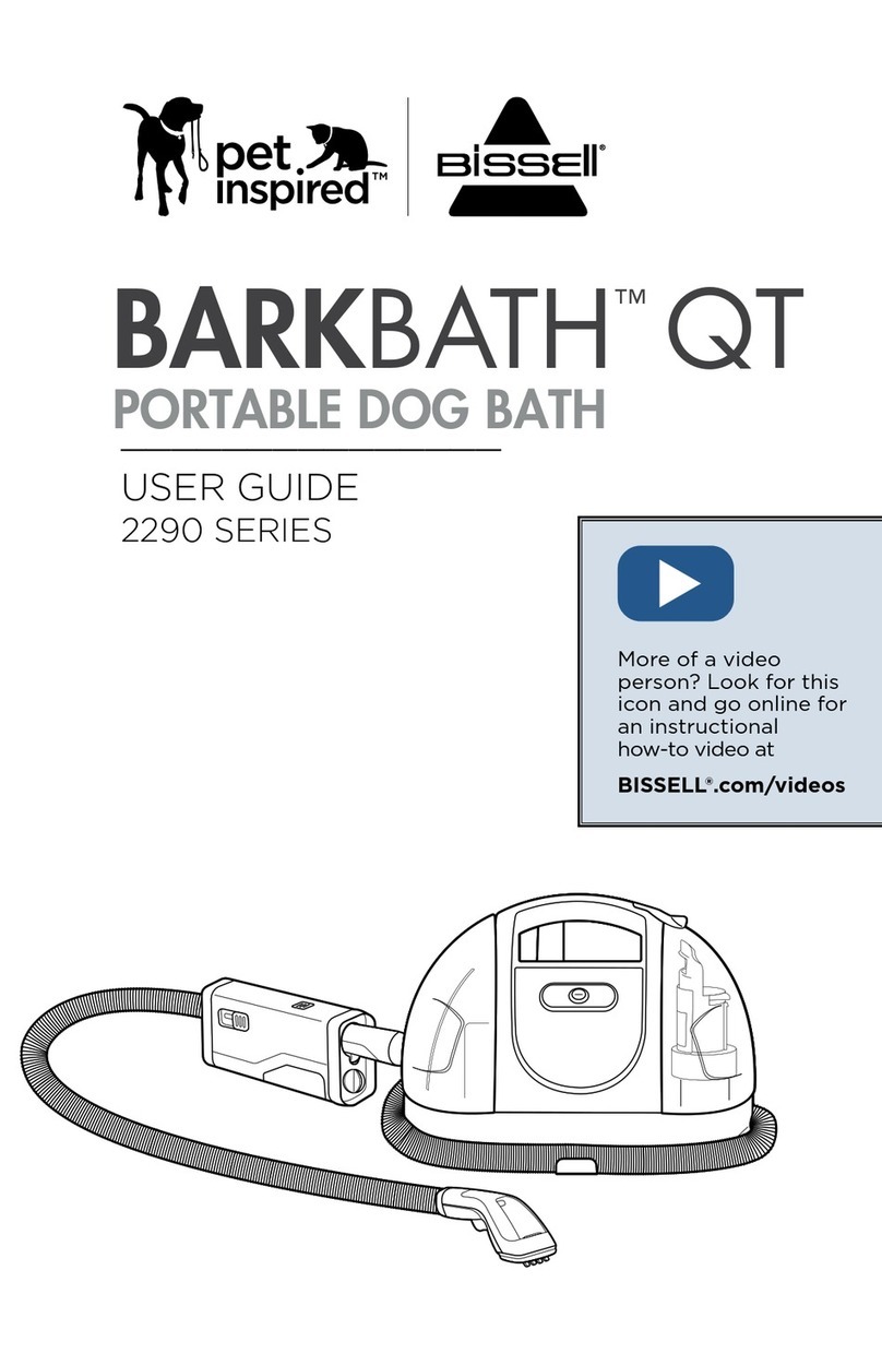 Bissell Pet Inspired BarkBath QT 2290 Series user guide