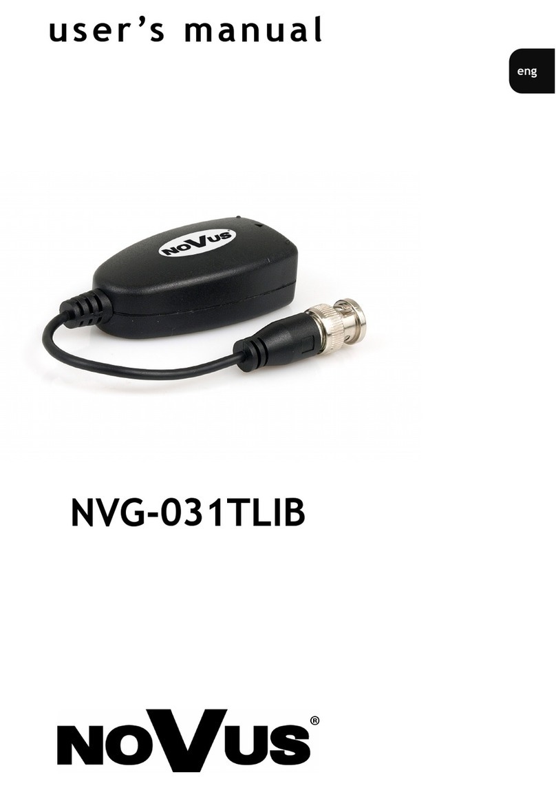 Novus NVG-031TLIB user manual