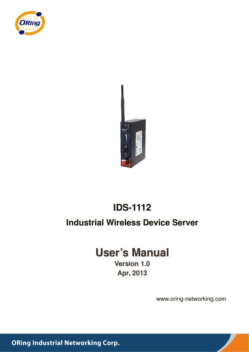 ORiNG IDS-1112 User manual ORiNG IDS-1112 User manual
