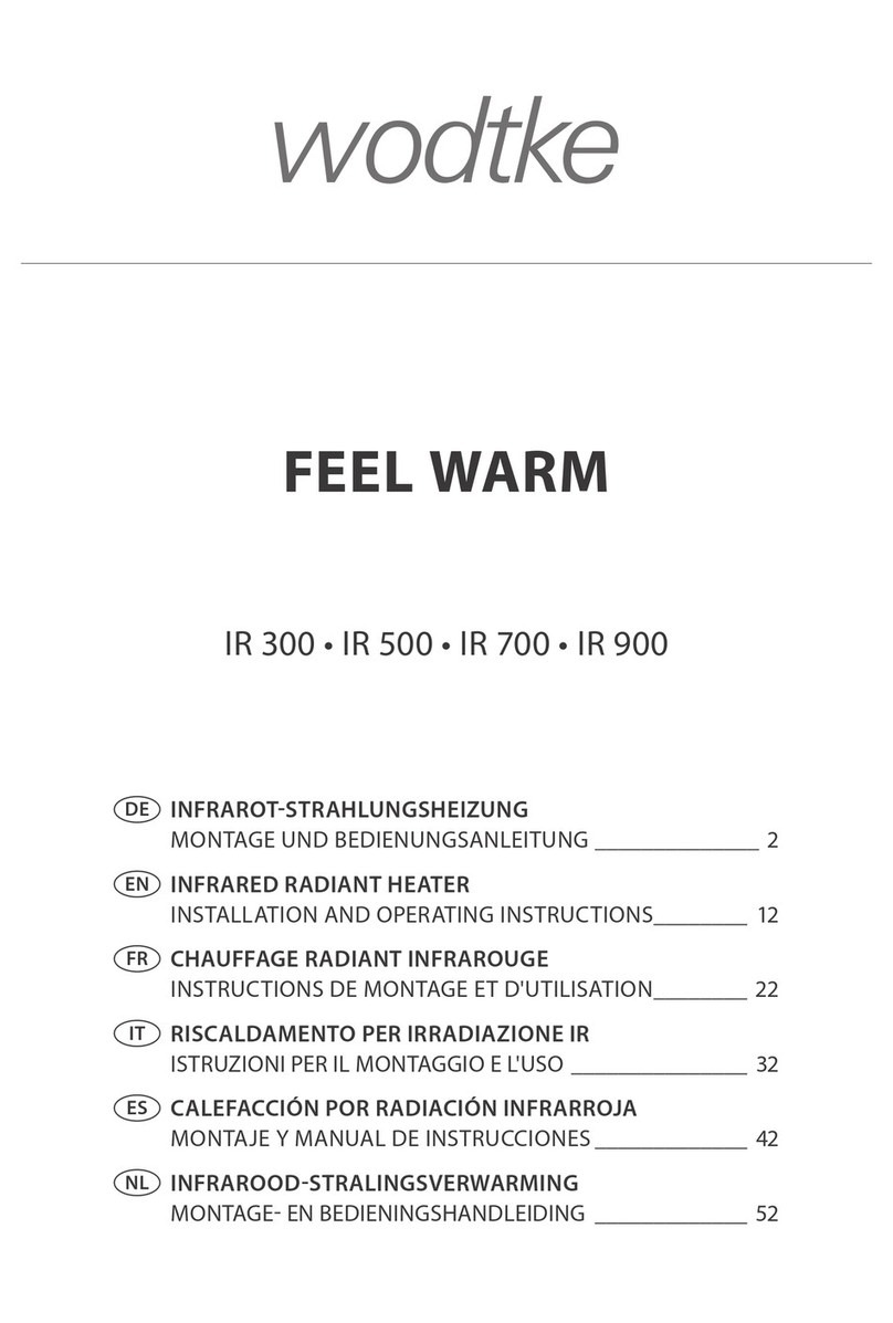 wodtke IR 700 Installation and operating instructions