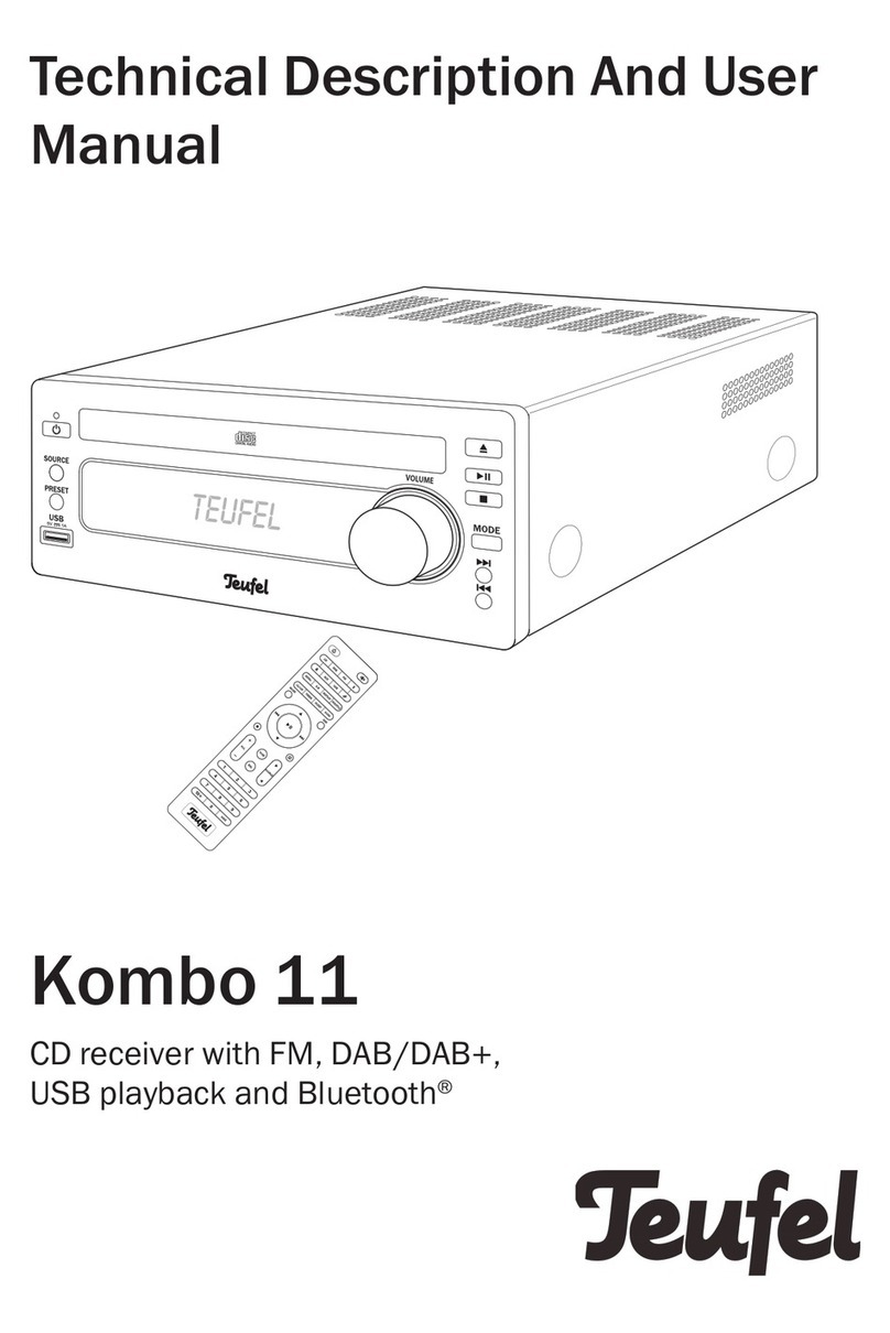 Teufel Kombo 11 Technical description and user manual