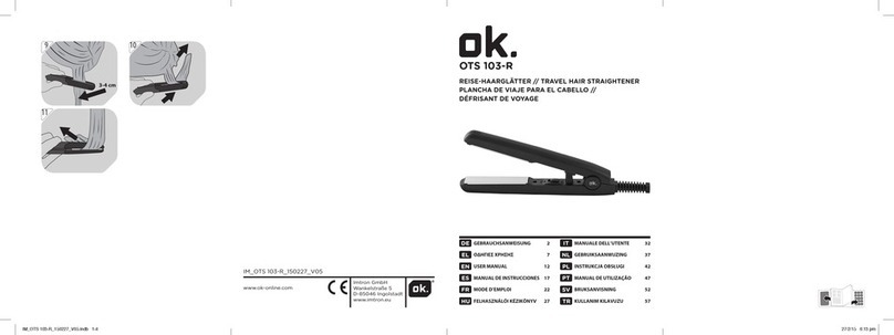 O.K. OTS 103-R user manual