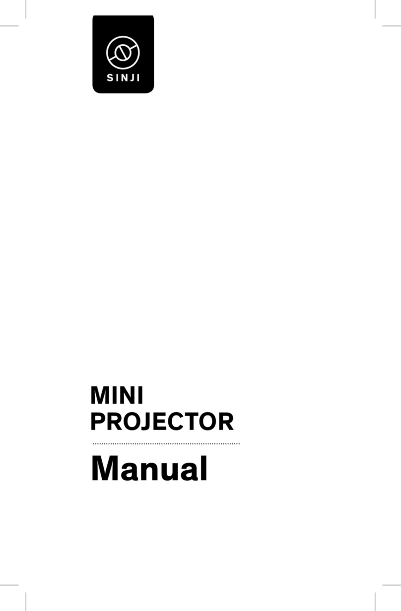 SINJI MINI PROJECTOR manual