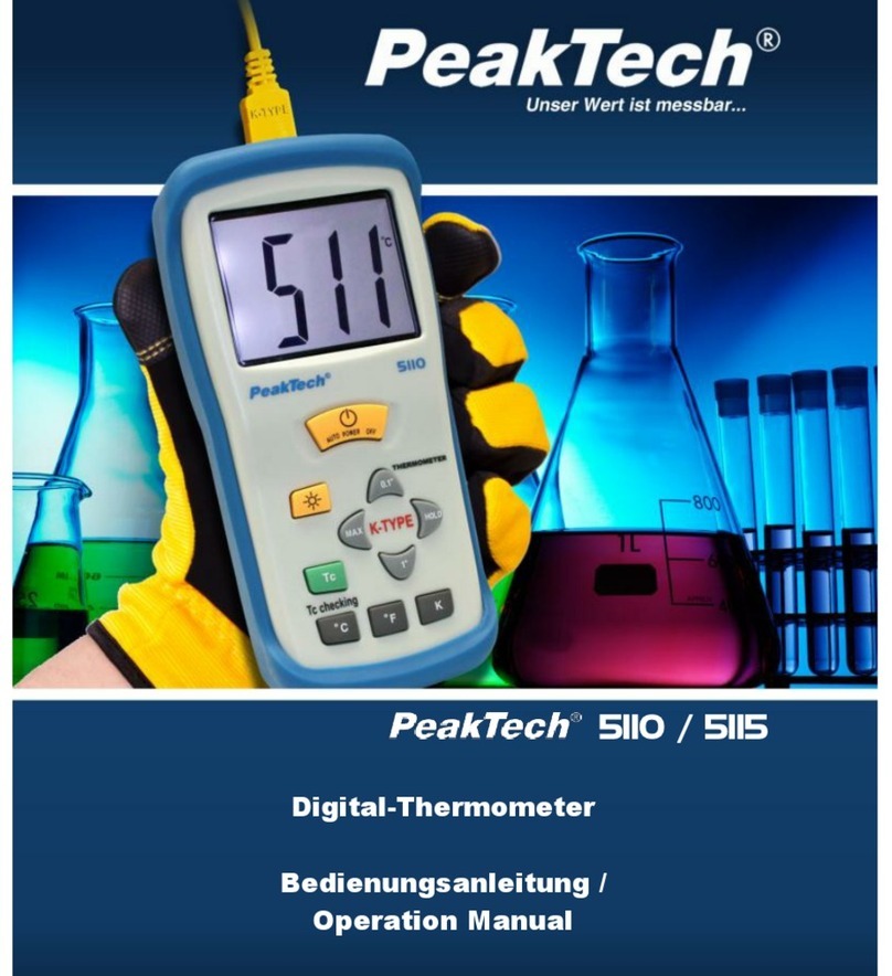 PeakTech 5110 User manual