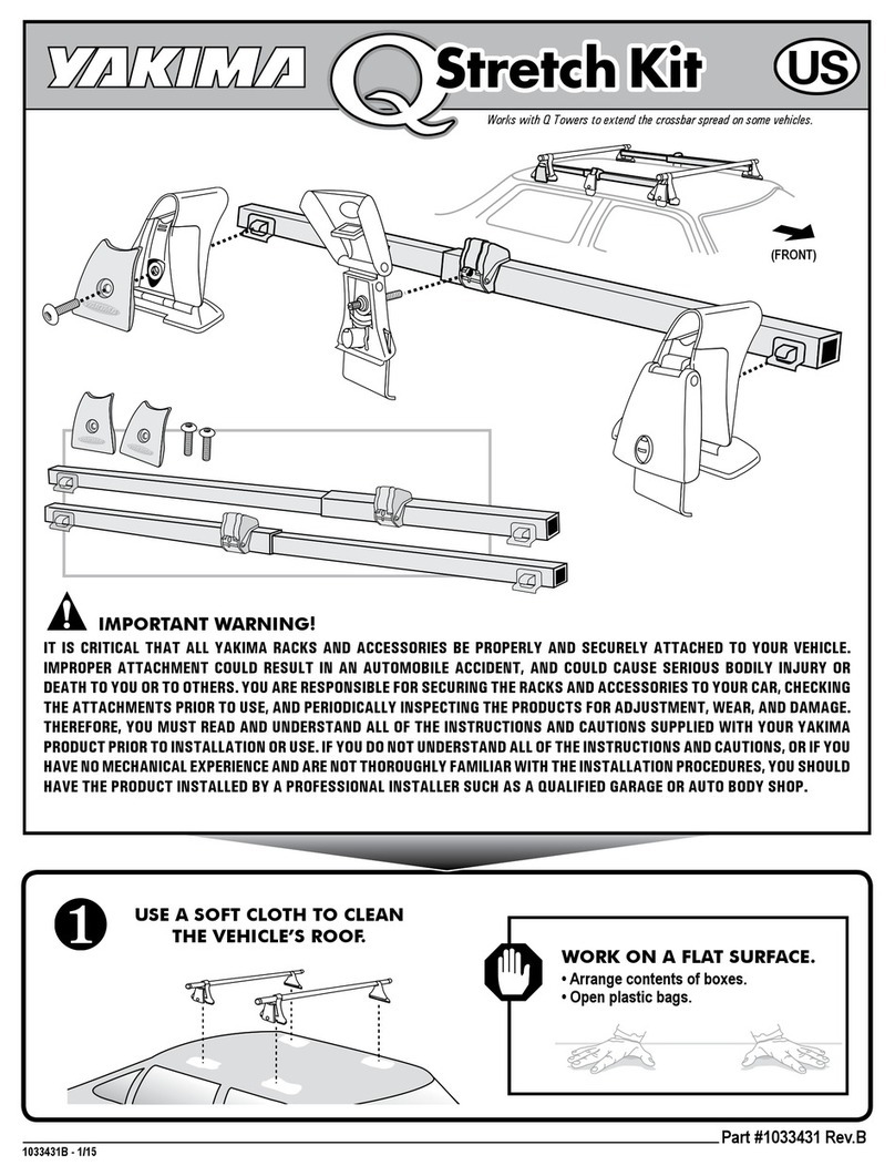 Yakima Q Stetch Kit User manual