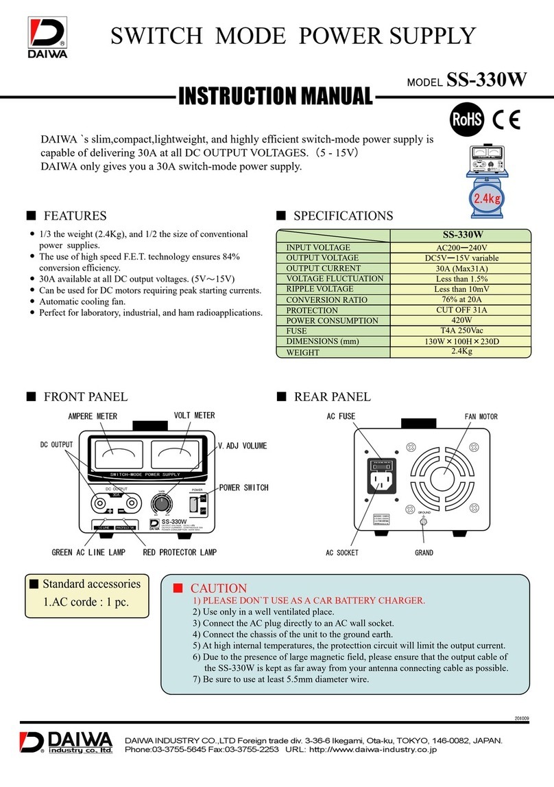 Daiwa SS-330W instruction manual