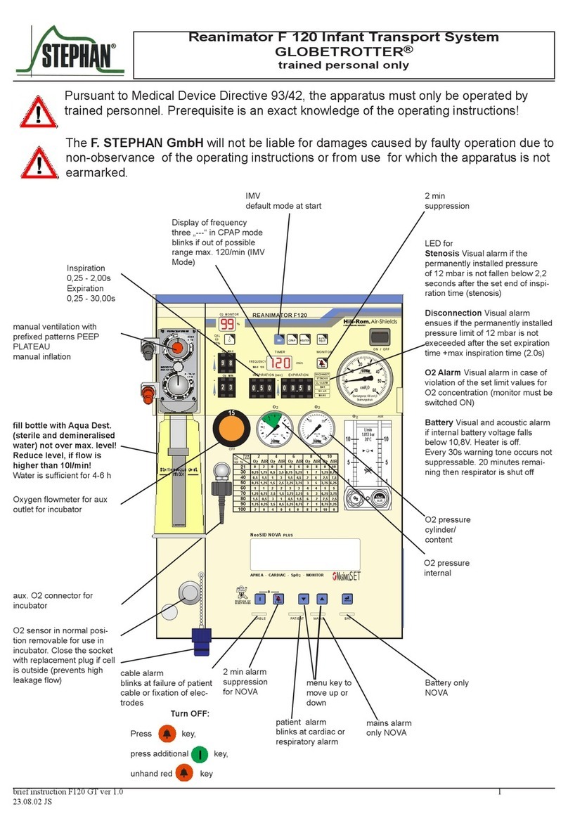 Stephan Reanimator F 120 manual