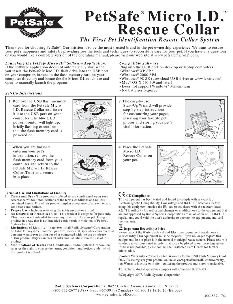 Petsafe Micro I.D. User manual