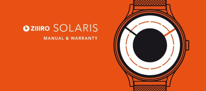 ZIIIRO SOLARIS Manual & warranty