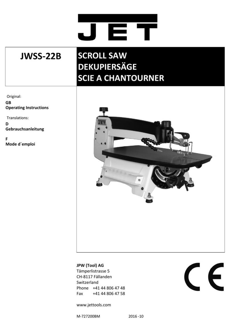 Jet JWSS-22B User manual