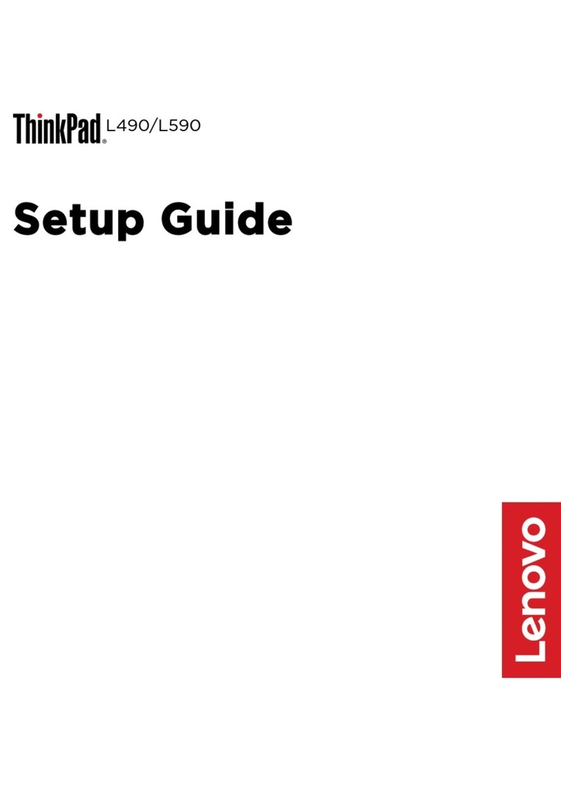 Lenovo ThinkPad L490 Setup guide