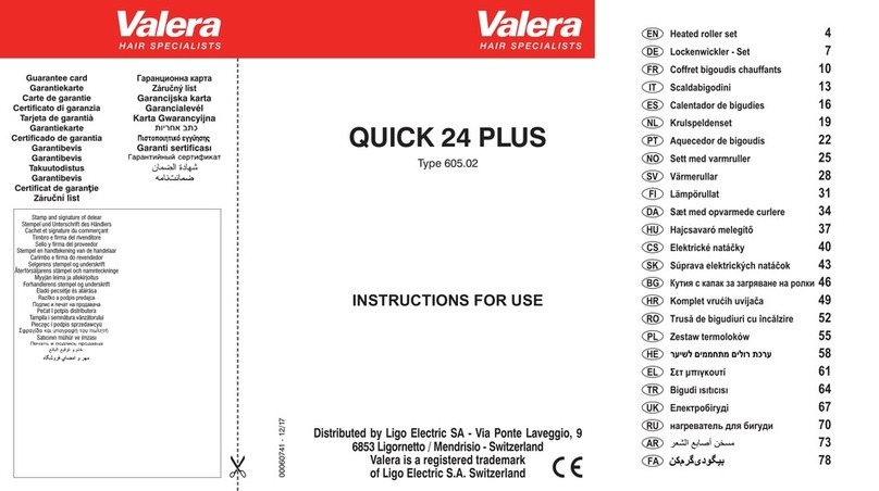 VALERA QUICK 24 PLUS User manual