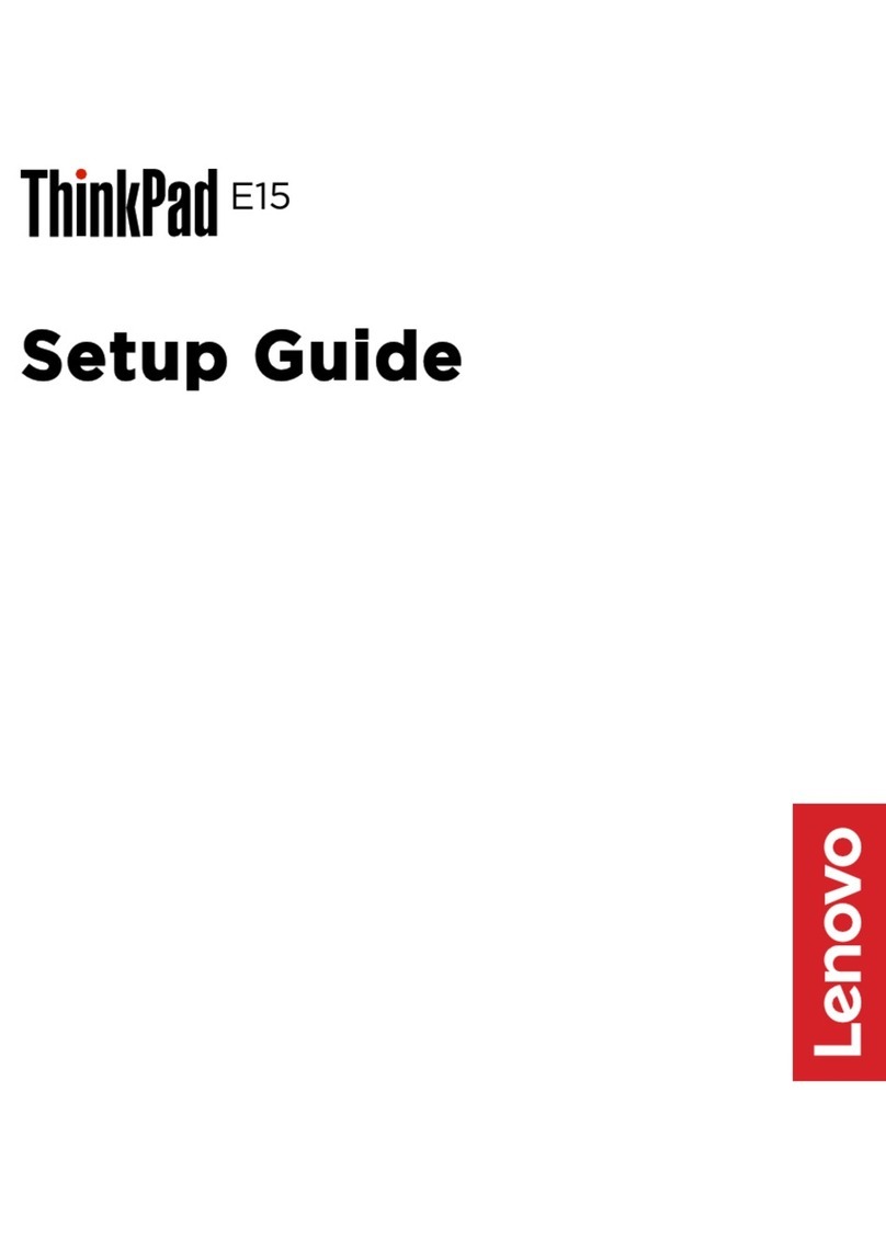 Lenovo ThinkPad E15 User manual