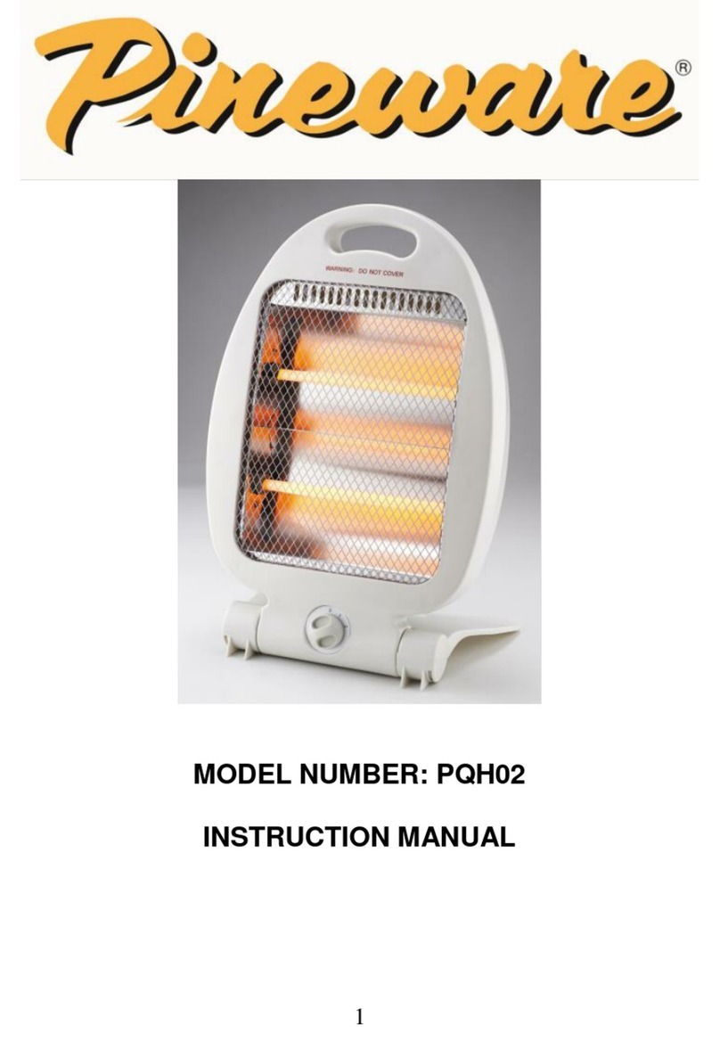 Pineware PQH02 instruction manual