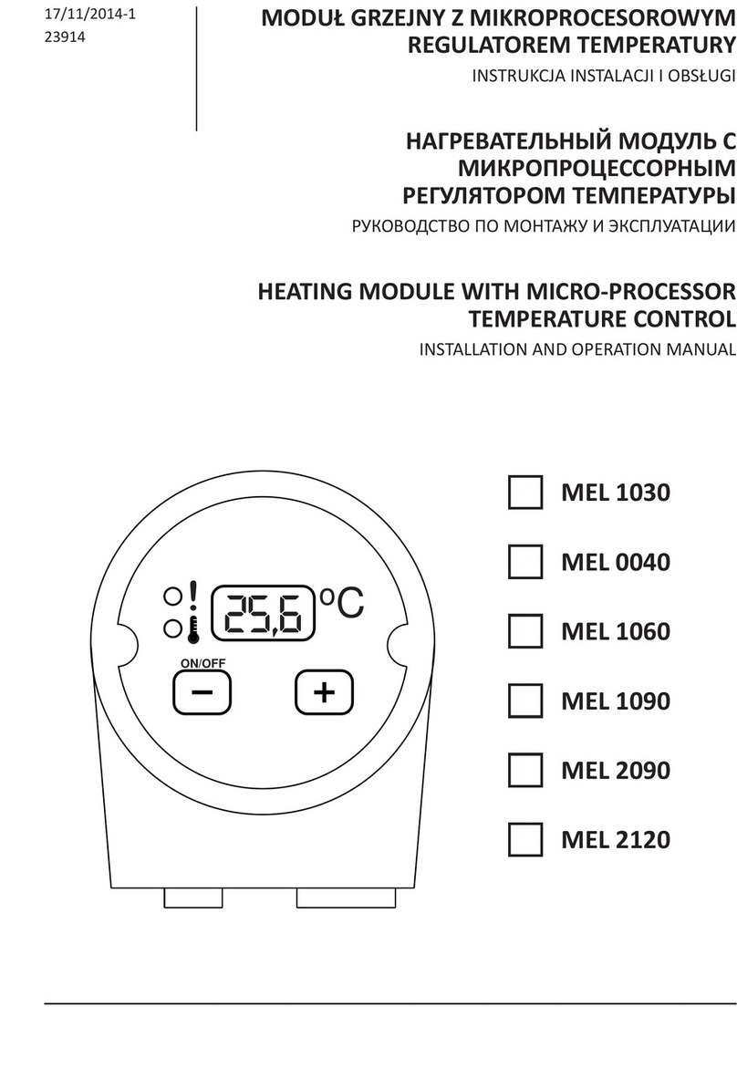 Nibe MEL 1030 Installation and operation manual Nibe MEL 1030 Installation and operation manual