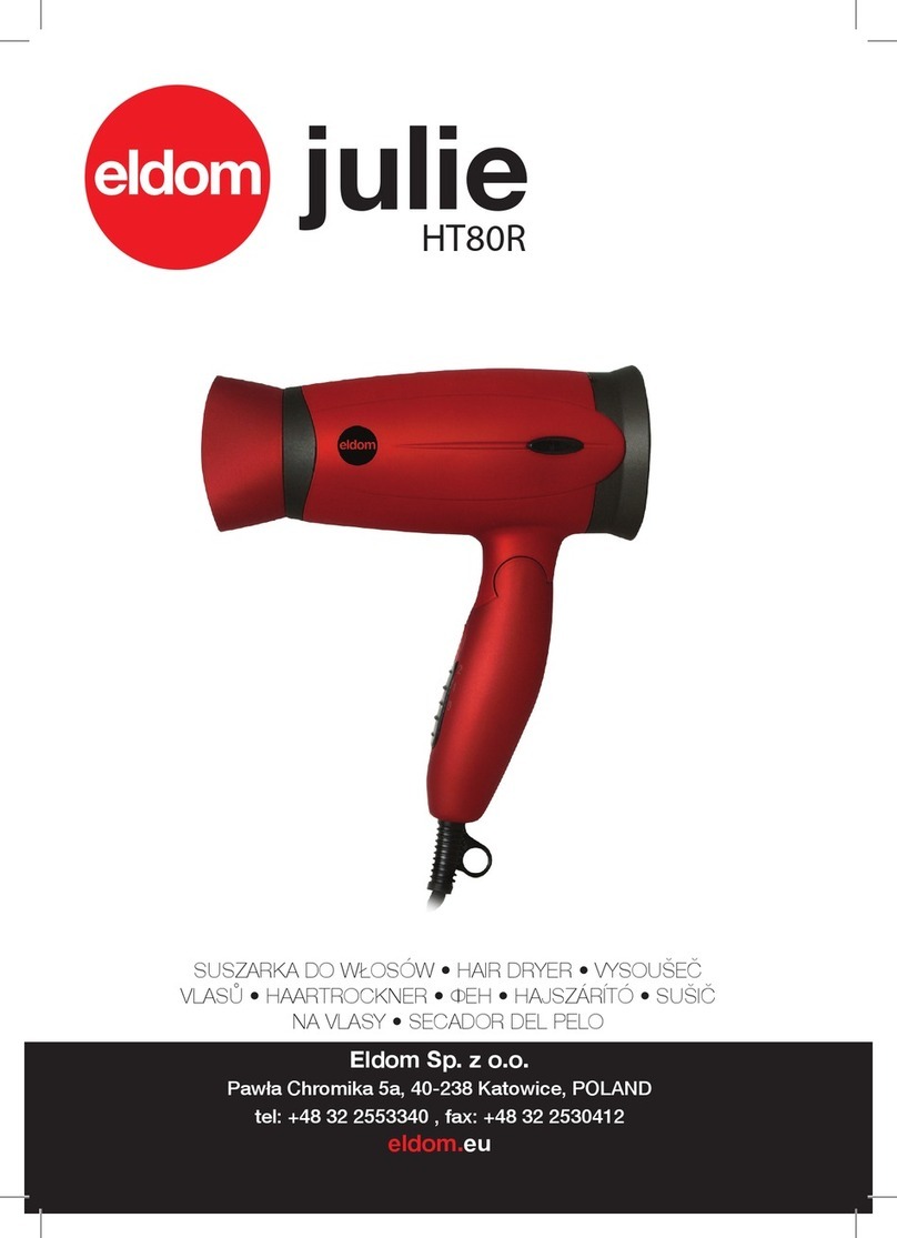 Eldom Julie HT80R User manual