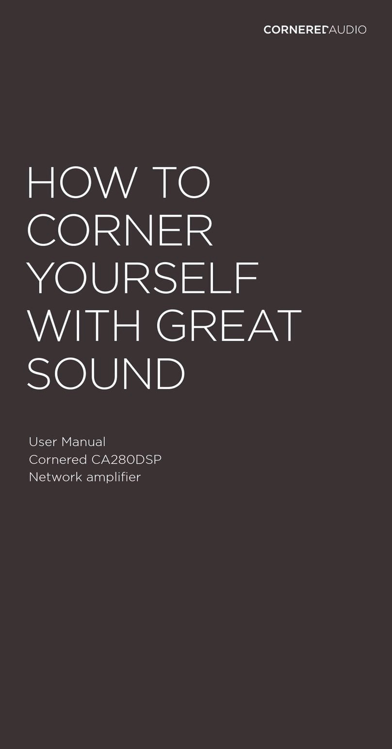 Cornered Audio CA280DSP user manual