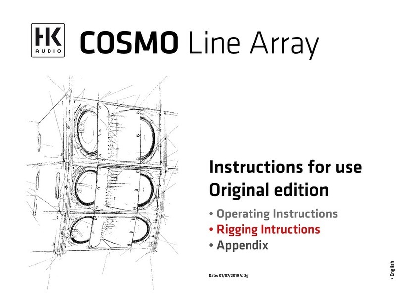 HK Audio COSMO Series User manual